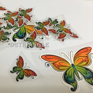Multi-color Flat Silicon Transfer de autocolant